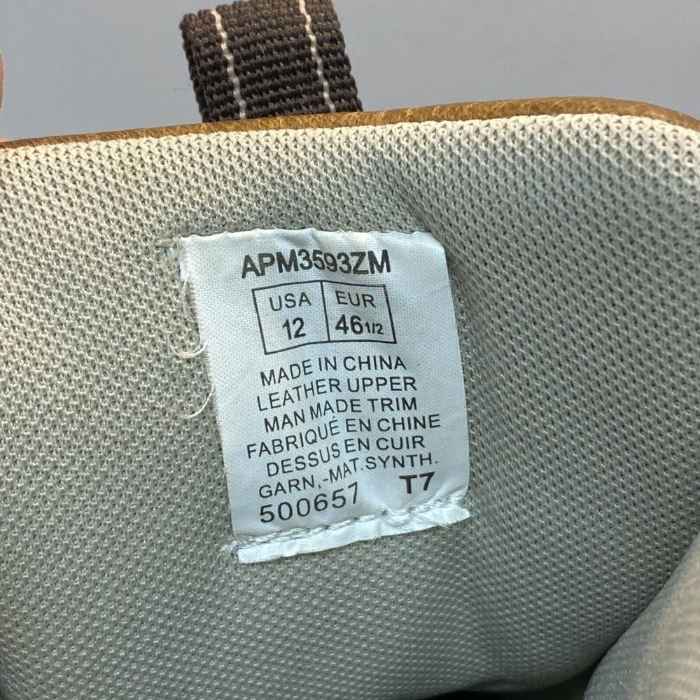 Rockport Mens Size 12 Boots Brown Leather Waterproof Hydro Shield Ankle EU 46.5 - Picture 7 of 12